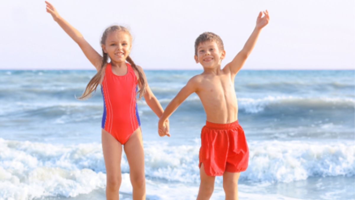 Você está visualizando atualmente Look praia infantil: roupas coloridas e alegres para crianças