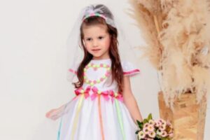 Leia mais sobre o artigo Vestidos de noiva para festa junina infantil: 7 lindos modelos